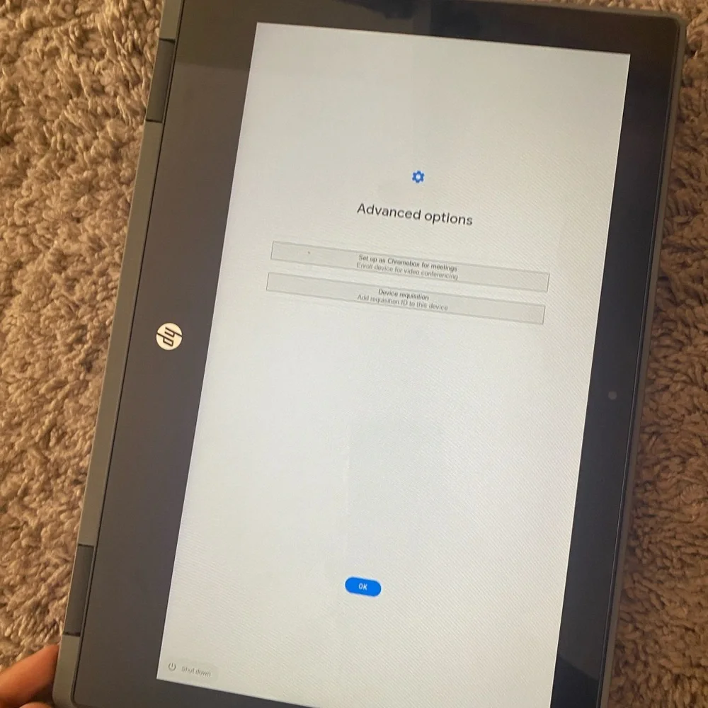 HP Chromebook X360 11.6